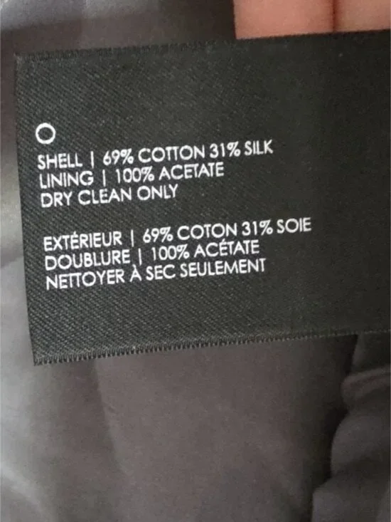 CLUB MONACO | Silk Skirt Shiny Pleated Silver Gray Sz 12 - Picture 7 of 7